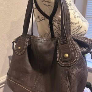 The Sak Dark Brown Shoulder Bag